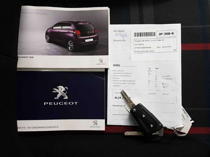 Photo 14 VIN: VF3PSCFB3FR099480 - PEUGEOT 108 