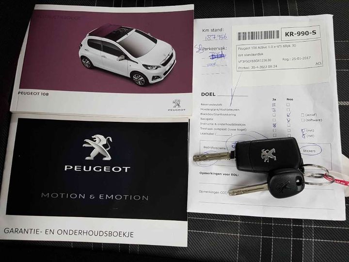 Photo 16 VIN: VF3PSCFB3GR123630 - PEUGEOT 108 