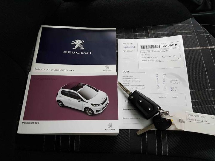 Photo 14 VIN: VF3PSCFB3GR129257 - PEUGEOT 108 