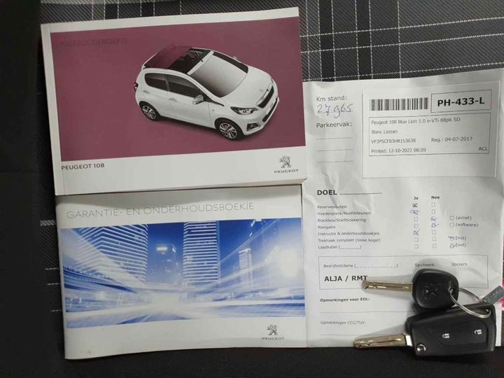 Photo 17 VIN: VF3PSCFB3HR153638 - PEUGEOT 108 