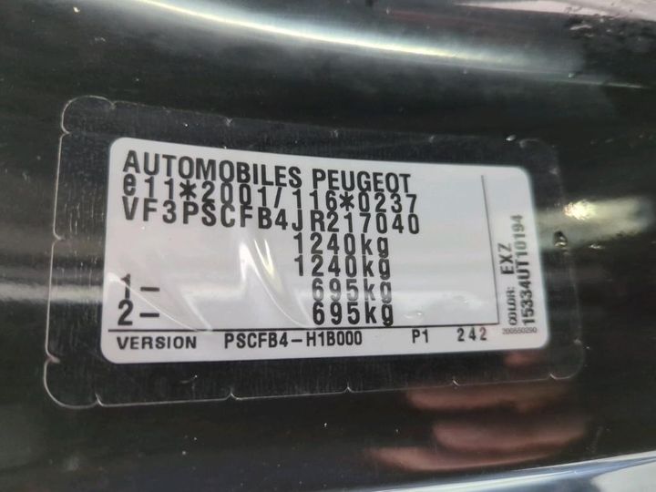 Photo 5 VIN: VF3PSCFB4JR217040 - PEUGEOT 108 