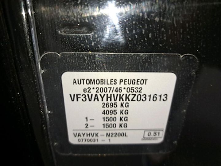 Photo 10 VIN: VF3VAYHVKKZ031613 - PEUGEOT TRAVELLER MWB DIESEL 