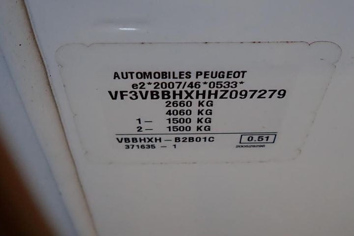 Photo 3 VIN: VF3VBBHXHHZ097279 - PEUGEOT EXPERT 