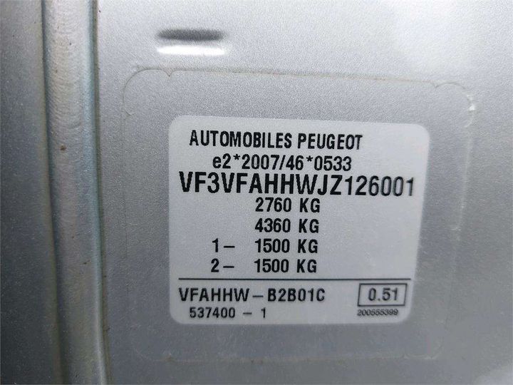 Photo 8 VIN: VF3VFAHHWJZ126001 - PEUGEOT EXPERT 