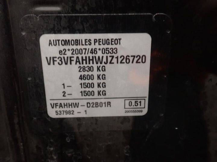 Photo 12 VIN: VF3VFAHHWJZ126720 - PEUGEOT EXPERT 