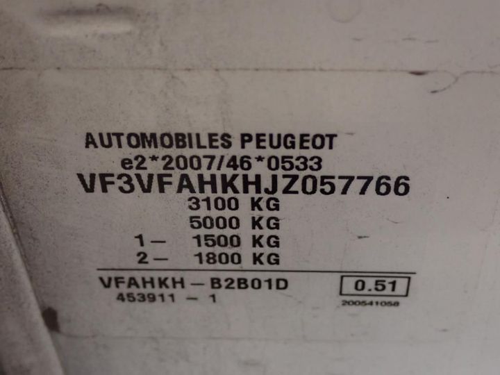 Photo 12 VIN: VF3VFAHKHJZ057766 - PEUGEOT EXPERT 