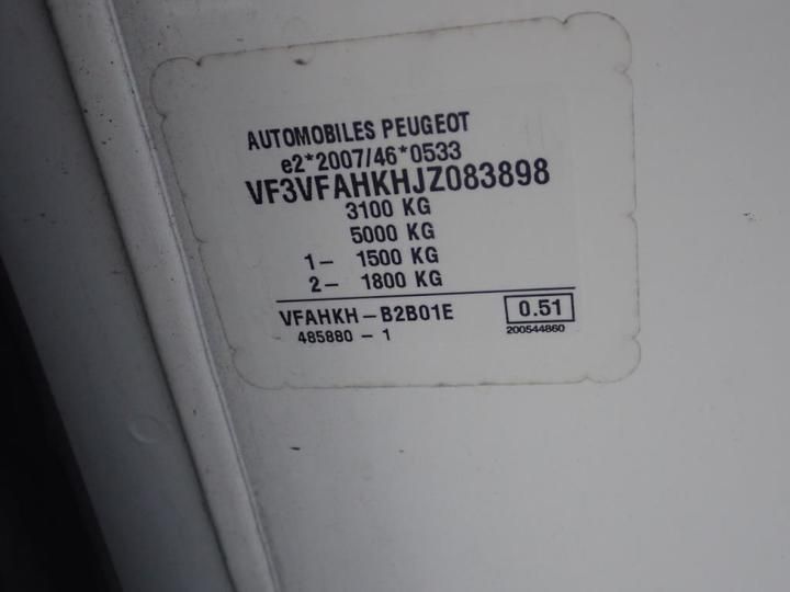 Photo 10 VIN: VF3VFAHKHJZ083898 - PEUGEOT EXPERT 