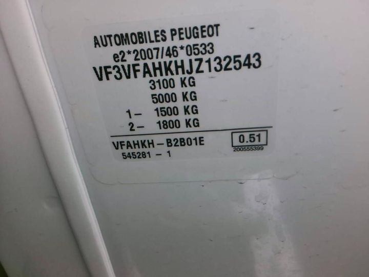 Photo 9 VIN: VF3VFAHKHJZ132543 - PEUGEOT EXPERT 