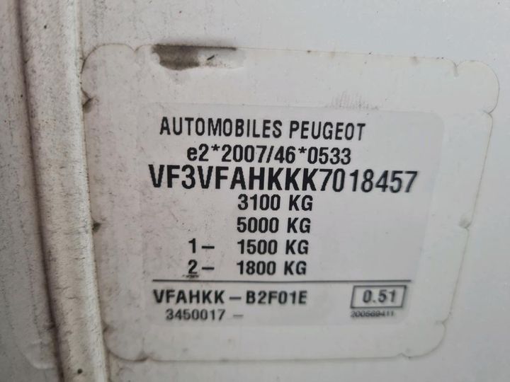 Photo 3 VIN: VF3VFAHKKK7018457 - PEUGEOT EXPERT 