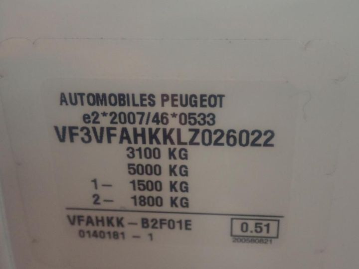 Photo 33 VIN: VF3VFAHKKLZ026022 - PEUGEOT EXPERT 