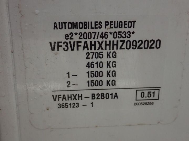 Photo 12 VIN: VF3VFAHXHHZ092020 - PEUGEOT EXPERT 