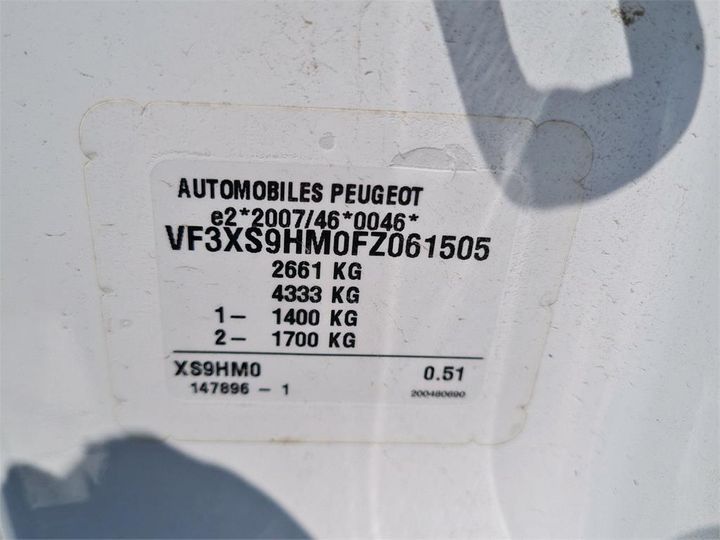 Photo 4 VIN: VF3XS9HM0FZ061505 - PEUGEOT EXPERT 