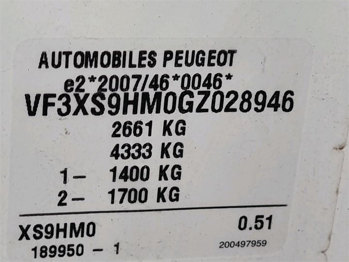 Photo 4 VIN: VF3XS9HM0GZ028946 - PEUGEOT EXPERT 