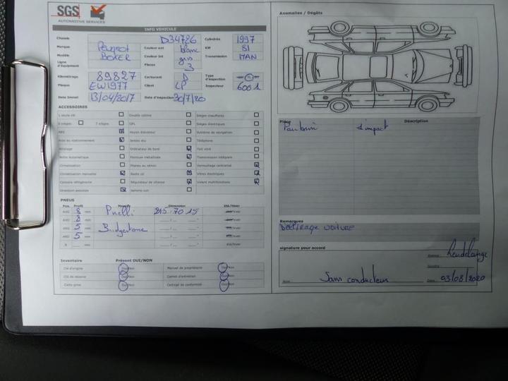 Photo 22 VIN: VF3YB1MFA12D34726 - PEUGEOT BOXER 333 