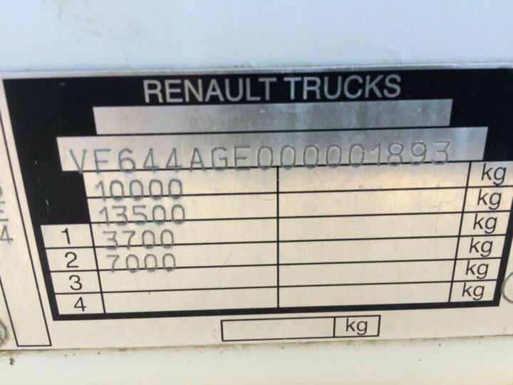 Photo 15 VIN: VF644AGE000001893 - RENAULT MIDLUM HEAVY LORRY 