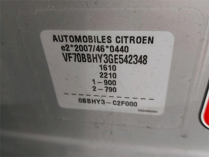 Photo 6 VIN: VF70BBHY3GE542348 - CITROEN C4 CACTUS 