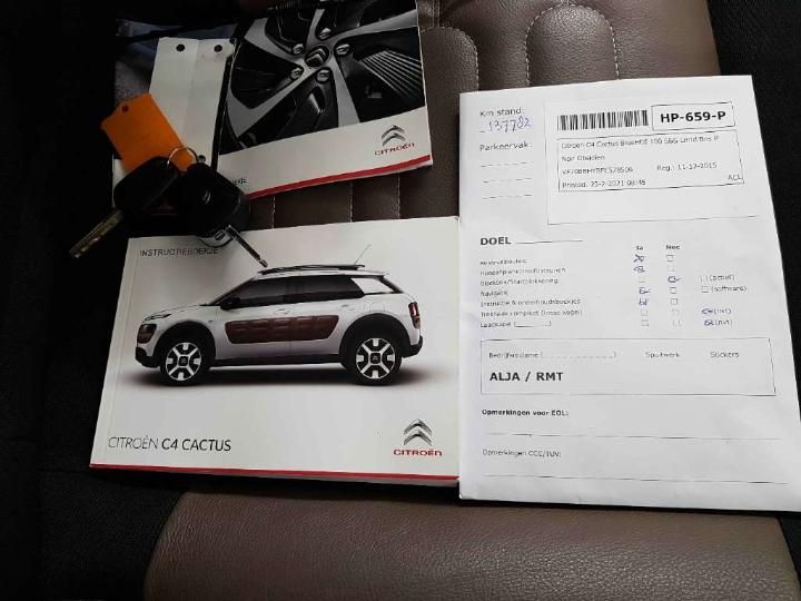 Photo 20 VIN: VF70BBHYBFE578506 - CITROEN C4 CACTUS 