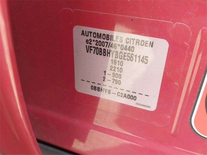 Photo 8 VIN: VF70BBHYBGE561145 - CITROEN C4 CACTUS 