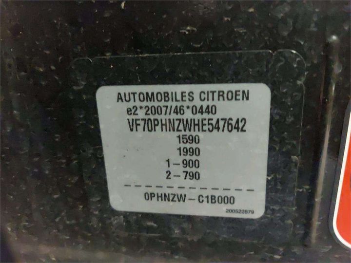 Photo 8 VIN: VF70PHNZWHE547642 - CITROEN C4 CACTUS 