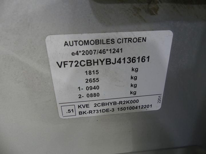 Photo 4 VIN: VF72CBHYBJ4136161 - CITROEN C3 AIRCROSS 