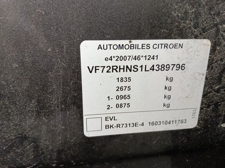 Photo 17 VIN: VF72RHNS1L4389796 - CITRON C3 AIRCROSS "17 