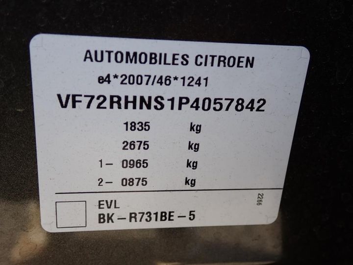 Photo 7 VIN: VF72RHNS1P4057842 - CITRON C3 AIRCROSS 21- 