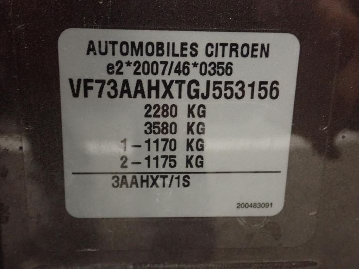 Photo 13 VIN: VF73AAHXTGJ553156 - CITROEN GRAND C4 PICASSO 7S 