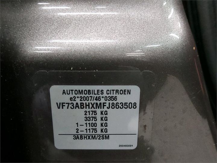 Photo 6 VIN: VF73ABHXMFJ863508 - CITROEN GRAND C4 PICASSO 