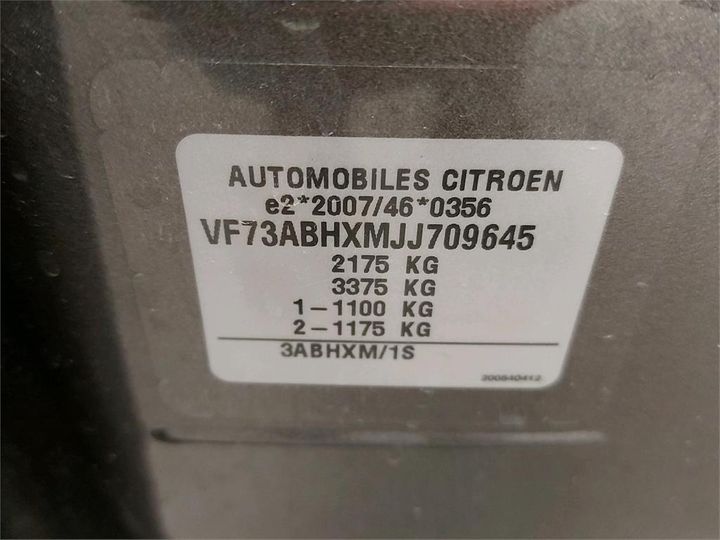 Photo 6 VIN: VF73ABHXMJJ709645 - CITROEN GRAND C4 PICASSO 