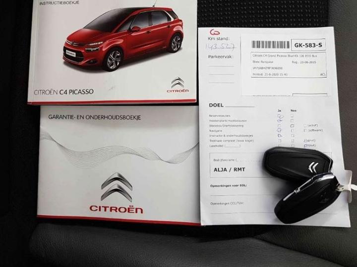 Photo 22 VIN: VF73ABHZMFJ696698 - CITROEN C4 GRAND PICASSO 