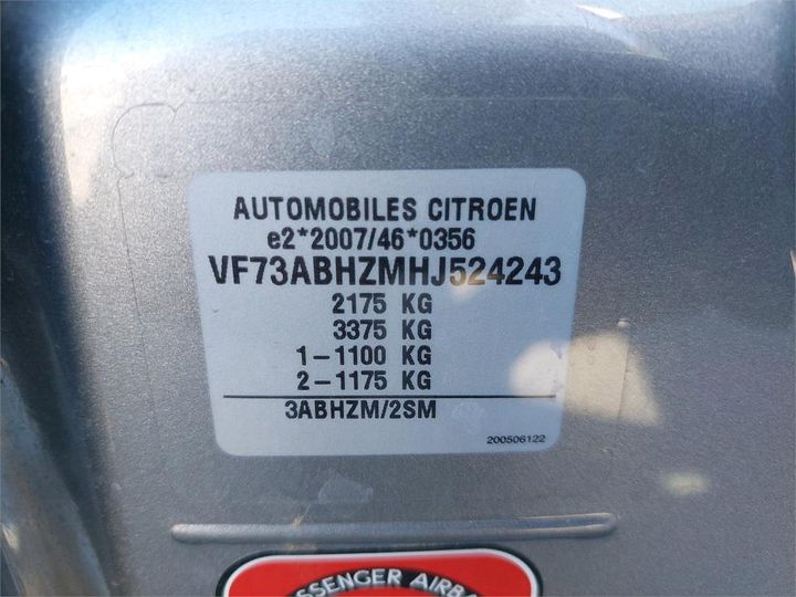 Photo 8 VIN: VF73ABHZMHJ524243 - CITROEN GRAND C4 PICASS 