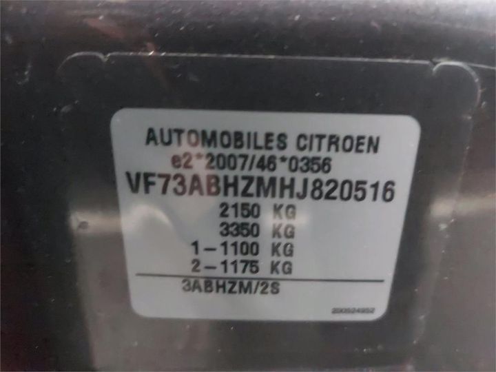 Photo 8 VIN: VF73ABHZMHJ820516 - CITROEN GRAND C4 PICASS 