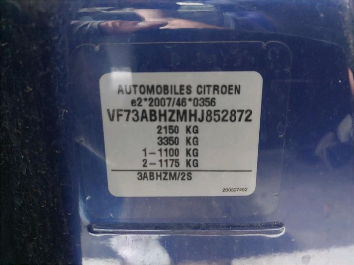 Photo 8 VIN: VF73ABHZMHJ852872 - CITROEN GRAND C4 PICASS 