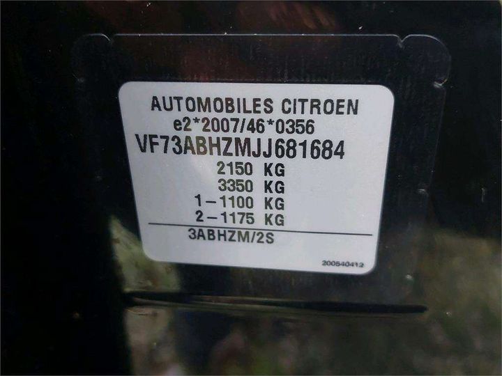 Photo 8 VIN: VF73ABHZMJJ681684 - CITROEN GRAND C4 PICASSO 