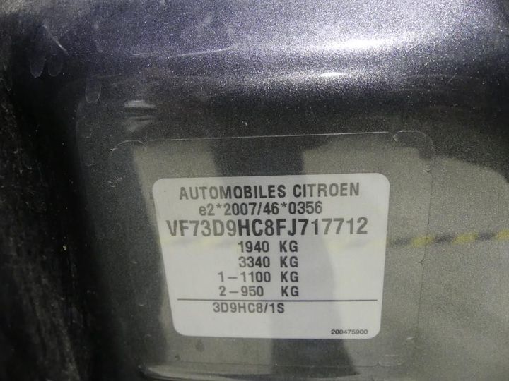 Photo 4 VIN: VF73D9HC8FJ717712 - CITROEN C4 PICASSO 