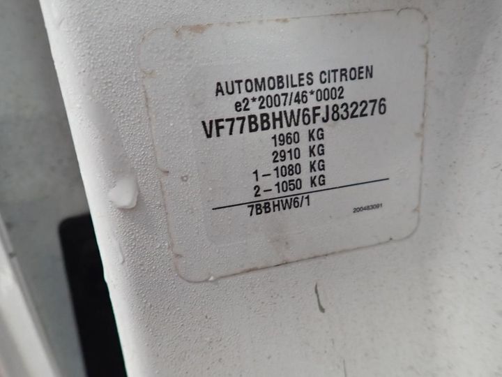 Photo 12 VIN: VF77BBHW6FJ832276 - CITROEN BERLINGO 