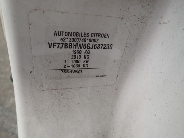 Photo 4 VIN: VF77BBHW6GJ687230 - CITROEN BERLINGO 