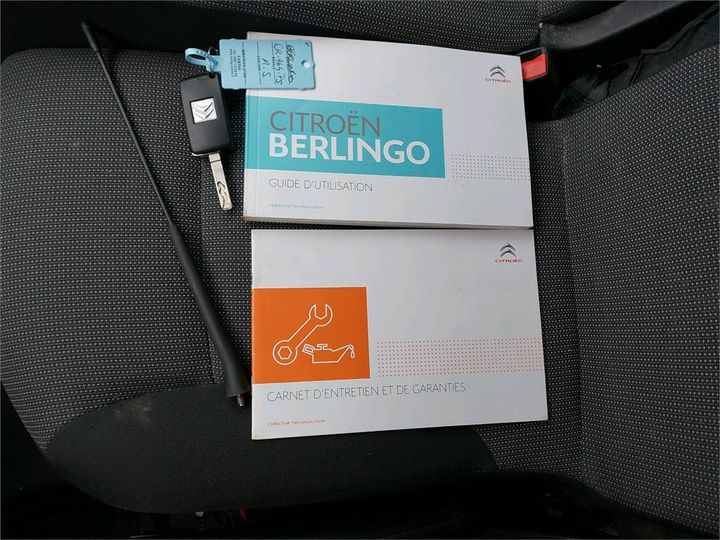 Photo 9 VIN: VF77BBHW6HJ835596 - CITROEN BERLINGO 