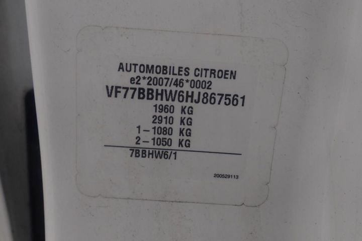 Photo 12 VIN: VF77BBHW6HJ867561 - CITROEN BERLINGO 