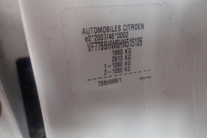 Photo 6 VIN: VF77BBHW6HN515126 - CITROEN BERLINGO 