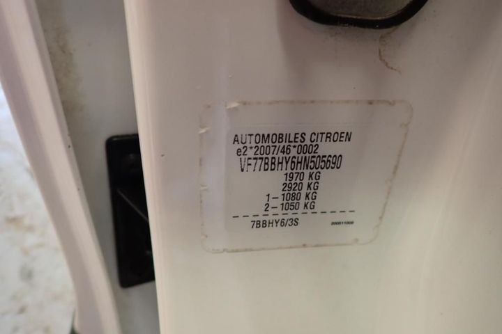 Photo 7 VIN: VF77BBHY6HN505690 - CITROEN BERLINGO 