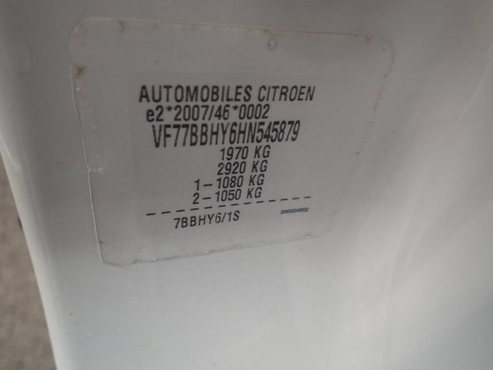 Photo 12 VIN: VF77BBHY6HN545879 - CITROEN BERLINGO 