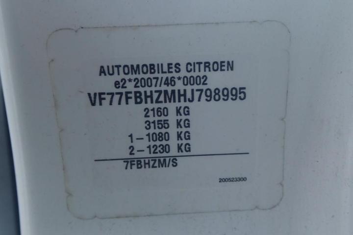 Photo 12 VIN: VF77FBHZMHJ798995 - CITROEN BERLINGO 