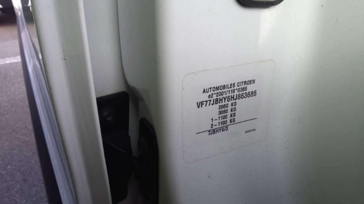 Photo 6 VIN: VF77JBHY6HJ863686 - CITROEN BERLINGO 