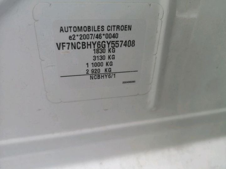 Photo 8 VIN: VF7NCBHY6GY557408 - CITROEN C4 