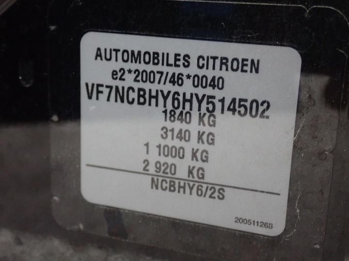 Photo 11 VIN: VF7NCBHY6HY514502 - CITROEN C4 