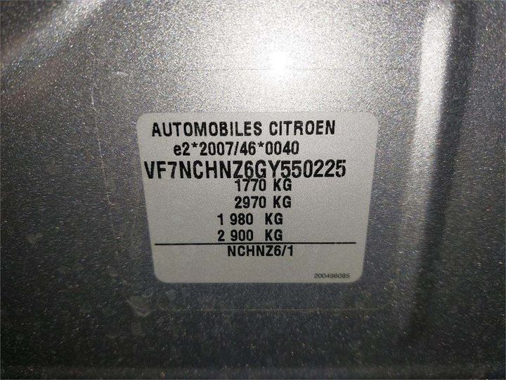 Photo 8 VIN: VF7NCHNZ6GY550225 - CITROEN C4 