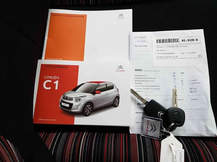 Photo 14 VIN: VF7PSCFB3GR604493 - CITROEN C1 