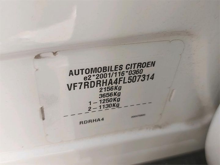 Photo 7 VIN: VF7RDRHA4FL507314 - CITROEN C5 