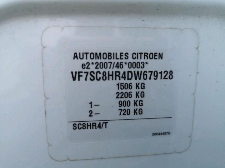 Photo 8 VIN: VF7SC8HR4DW679128 - CITROEN C3 